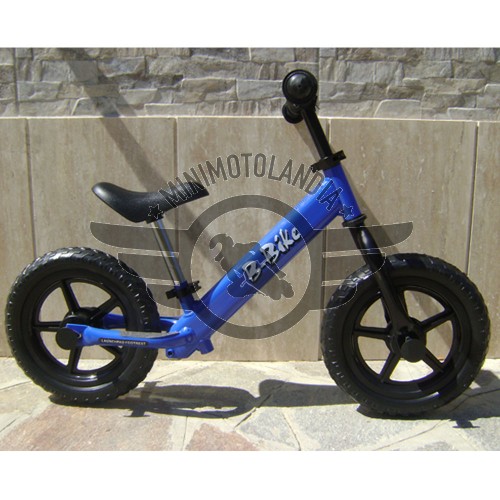 Bicicletta Blu Senza Pedali Pedagogica Equilibrio Bambini