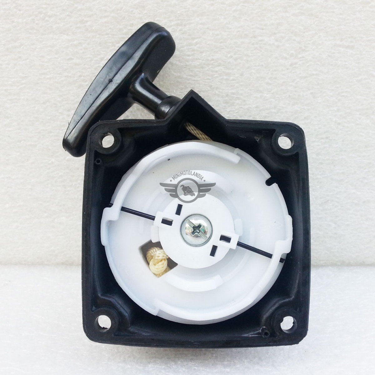 Avviatore A Strappo Per Decespugliatore 49cc E 52cc - In Nylon E Lega Di Alluminio, 81x66mm, Per Motori 2 Tempi - Foto 2