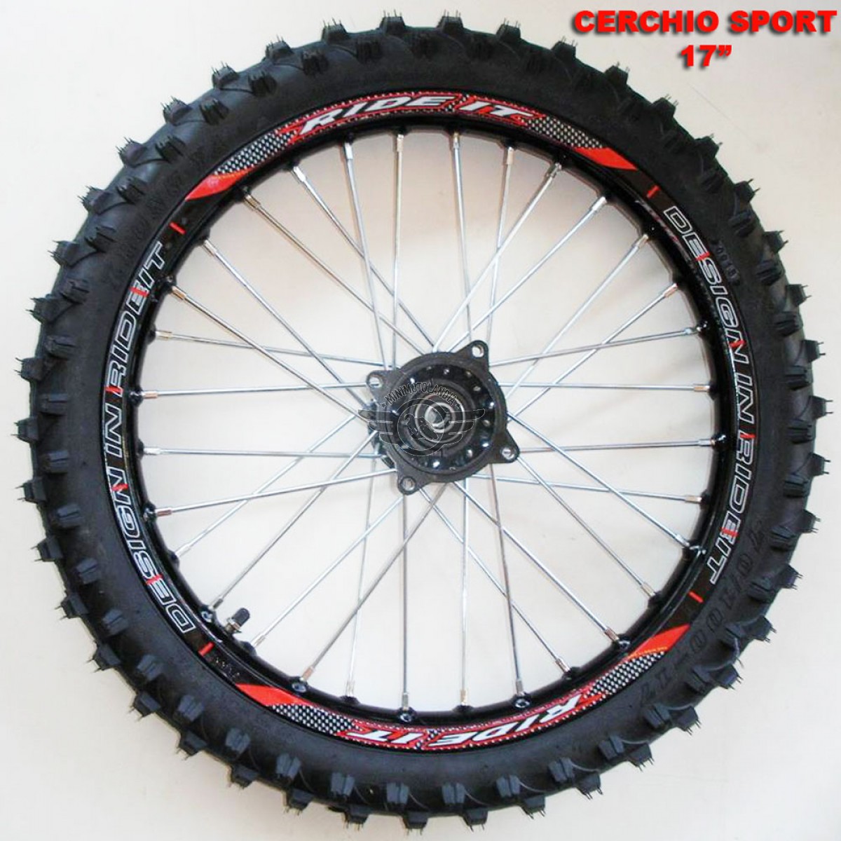 Cerchio In Alluminio 17 Pollici Per Pit Bike - Posteriore, Nero, Larghezza 6.3cm - Foto 7