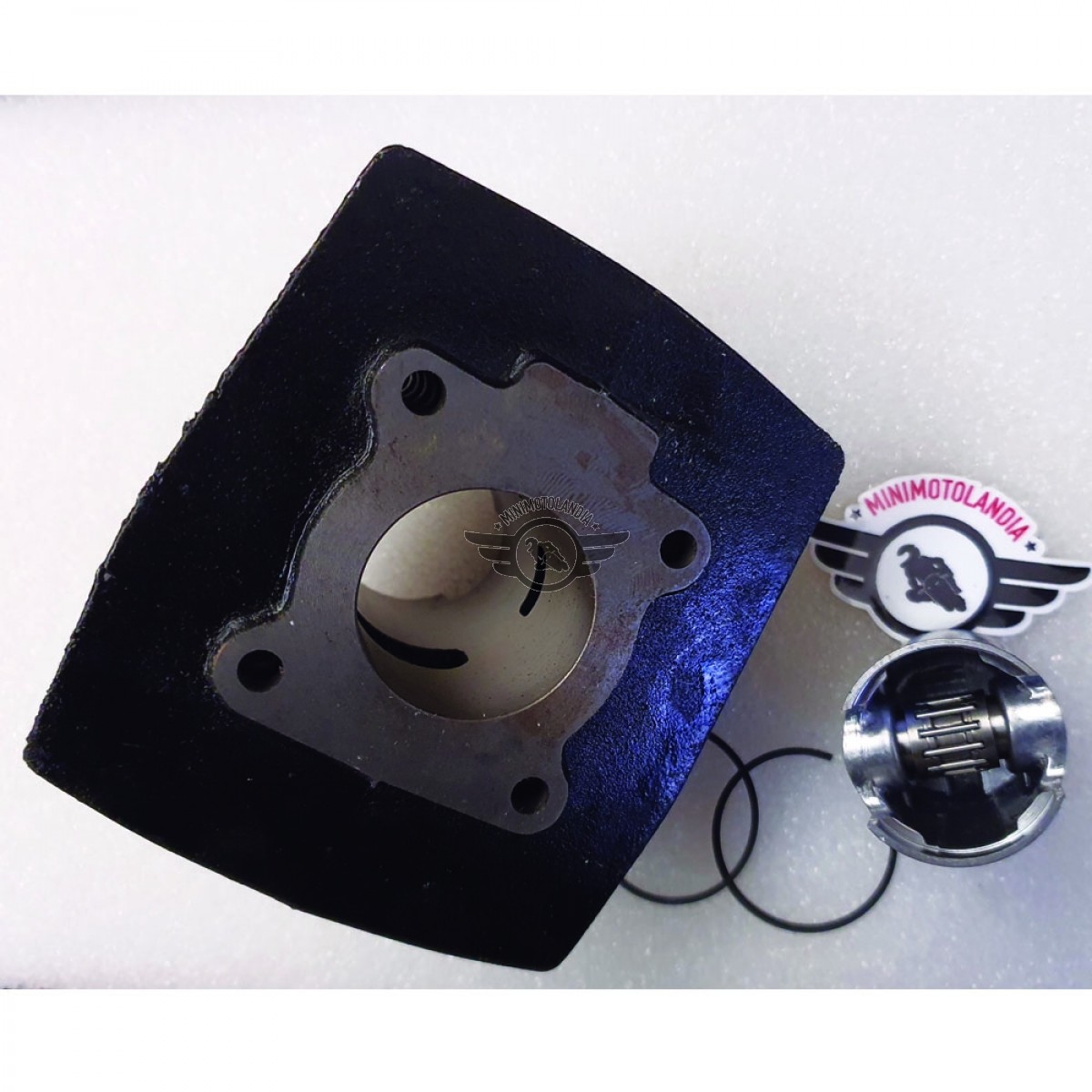 Kit Cilindro Pistone In Lega Di Alluminio Da 44mm - Per Scooter E ATV 2 Tempi 43-49cc | Include Guarnizioni E Accessori - Foto 5