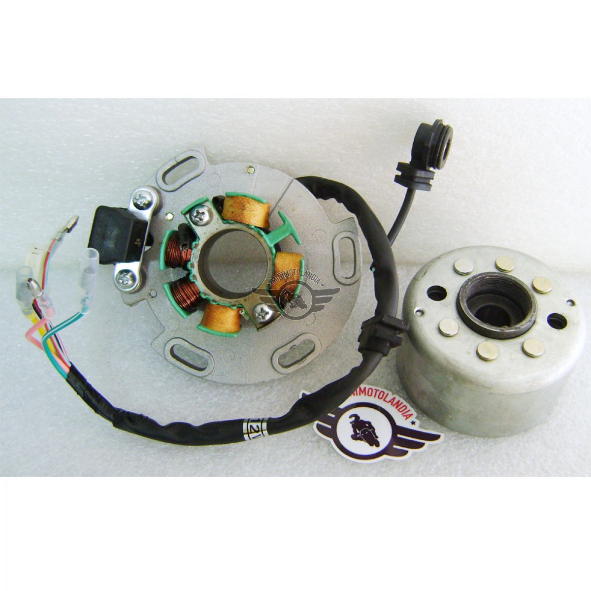 Kit Accensione Completo Per Motore GY6 50cc-125cc - CDI 5 Pin, Bobina, Candela, Raddrizzatore E Solenoide