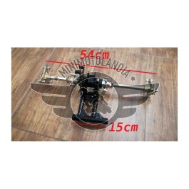 Asse Assale Quad 110cc 6" 54cm Completo Carro Mozzi Corona Disco Freno