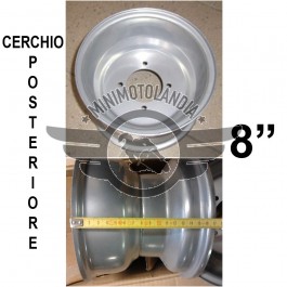 Cerchio Posteriore 8" Per Gomma Quad ATV 18X9.5-8" 