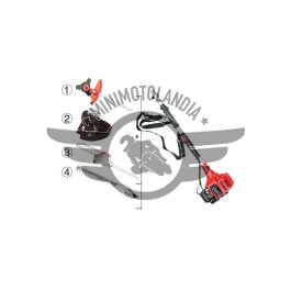 Decespugliatore Multifunzione Completo 36cc 1,5cv 2 Tempi 