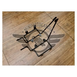 Coppia Supporti Poggiapiedi Quad Kayo AT110 AT125 110cc 125cc Metallo