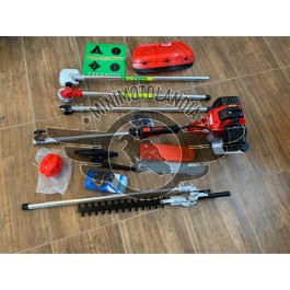 DECESPUGLIATORE MULTIFUNZIONE 53cc tagliasiepe motosega potatura a scoppio + omaggio