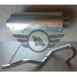 Marmitta Completa Di Scarico Per Pit Bike Scorpion