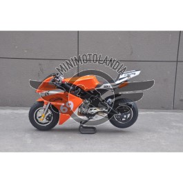 Minimoto ARANCIONE RACING 49cc Raffreddata Aria Motore 49cc