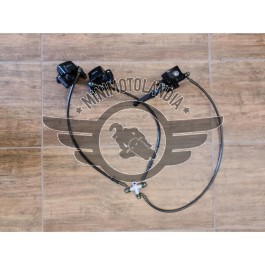 Set Completo Freni Anteriori KAYO A150 A180 AU150 AU180 Pompa Pinze Tubi