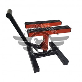 Cavalletto Solleva Moto Manuale per Cross Pit Bike Jump Arancione