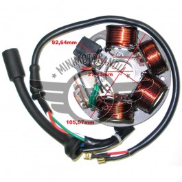 Statore Volano Vespa Ape 50cc Attacchi Fili 5