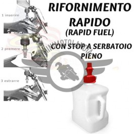 Tanica 10 Litri Rifornimento Rapido Con Interruzione Erogazione Automatica