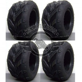 Treno 4 Pezzi Gomme Quad Pneumatico Tubeless 16x8-7" 