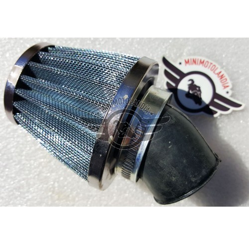 Filtro Aria A Cono Per Moto E Scooter - Doppio Strato Acciaio, Regolabile 34-36mm - Foto 9