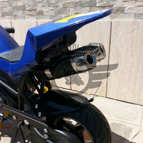 Minimoto GP2 Raffreddata Aria Motore 49cc Minigp Blu