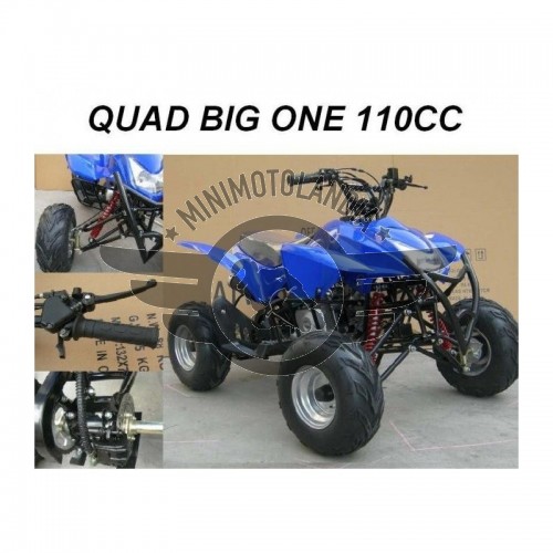 Carena Verde Per Quad BIGONE 110cc Cerchio 7" Kit Plastiche ATV