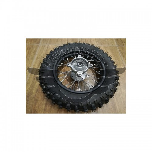 Cerchio Cross Morini Posteriore 3x10" Con Gomma 80/100-10"