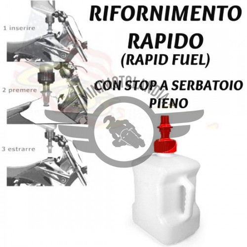 Tanica 15 Litri Rifornimento Rapido Con Interruzione Erogazione Automatica
