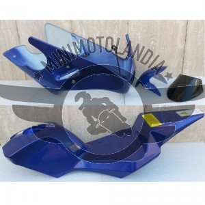 Carena Blu Per Minimoto GP2 Raffreddata Aria 49cc