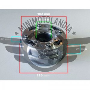 Frizione 3 Dischi Semiautomatica Quad ATV Motore 110/125cc 4 Tempi