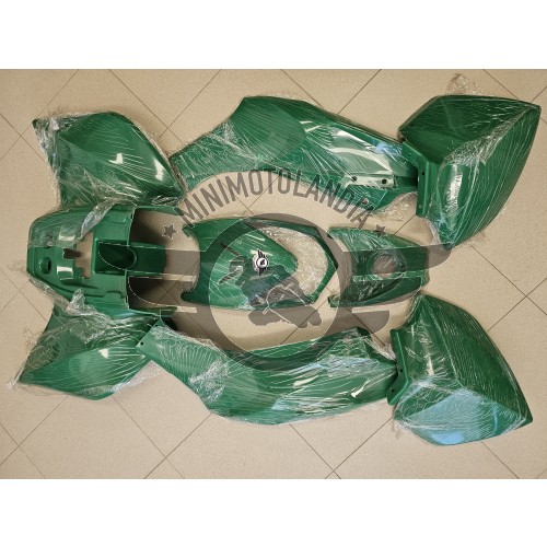 Carena Verde Per Quad BIGONE 110cc Cerchio 7" Kit Plastiche ATV