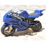 Minimoto GP2 Raffreddata Aria Motore 49cc Minigp Blu