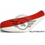 Sella Bianco-Rossa Per Carena CRF 70 Pit Bike Cross