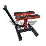 Cavalletto Solleva Moto Manuale per Cross Pit Bike Jump Arancione